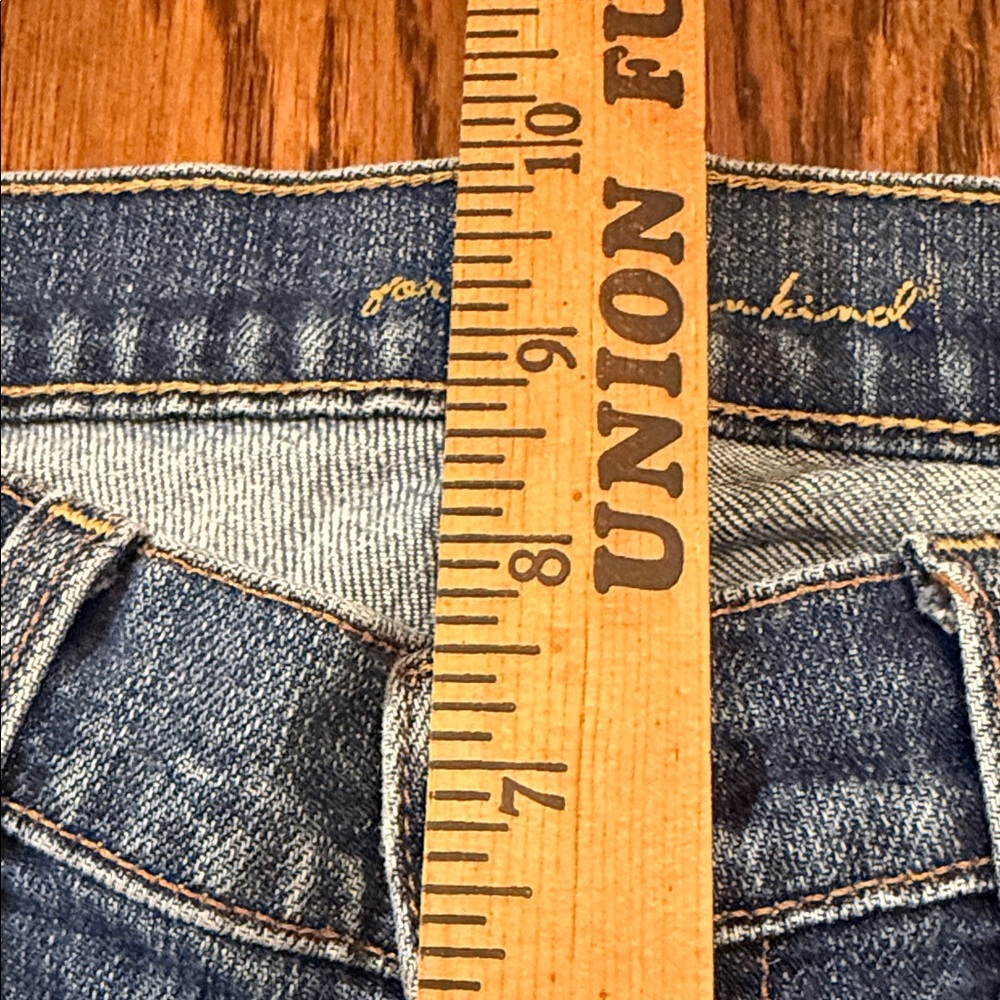 Seven7 Flare Jeans Womens Y2K Low Rise Bootcut Denim Medium Wash - Picture 13 of 17